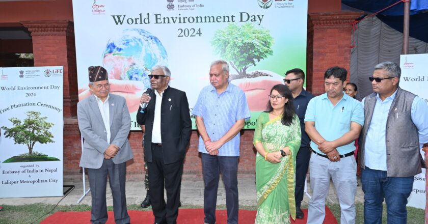 नेपालस्थित भारतीय राजदूतावासले मनायो विश्व वातावरण दिवस